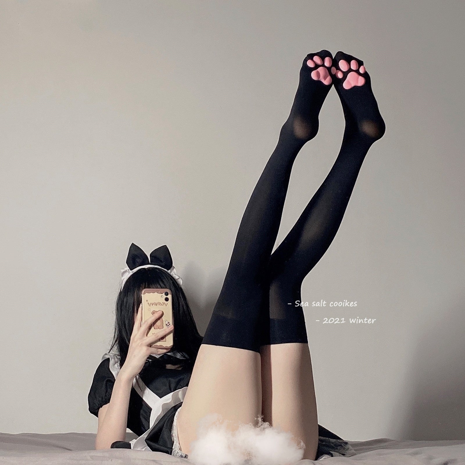 Cat paw three-dimensional meat pad stockings  HA0333
