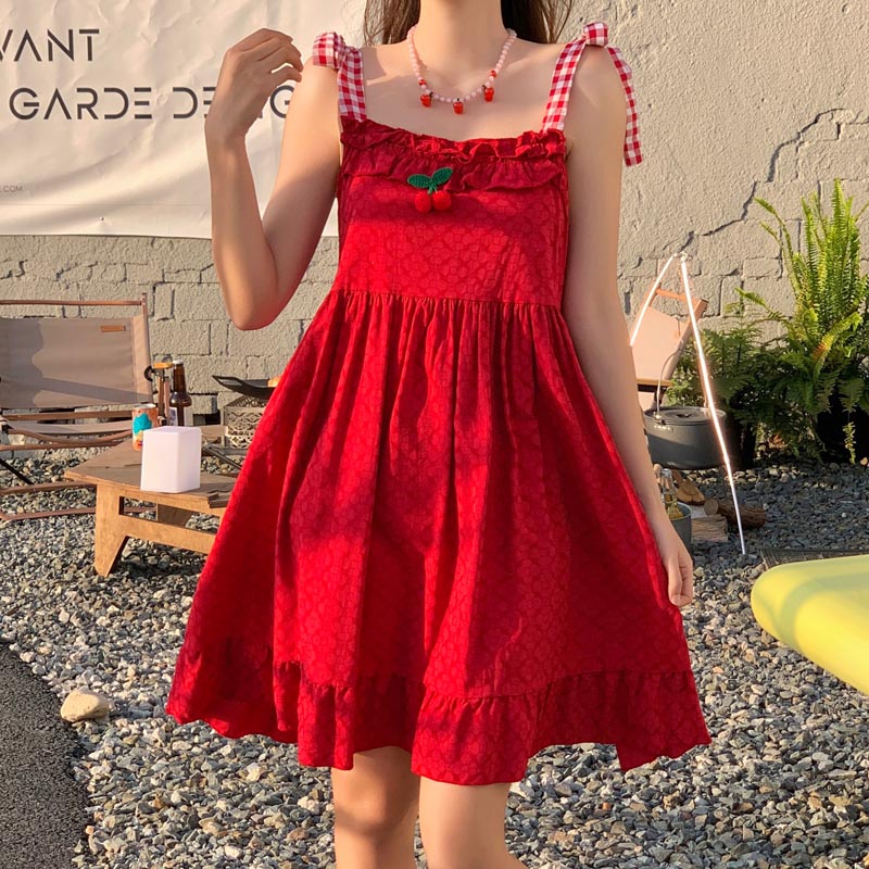 Cute cherry dress HA1063