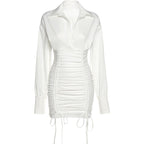 Smocked Slim Dress   HA1117