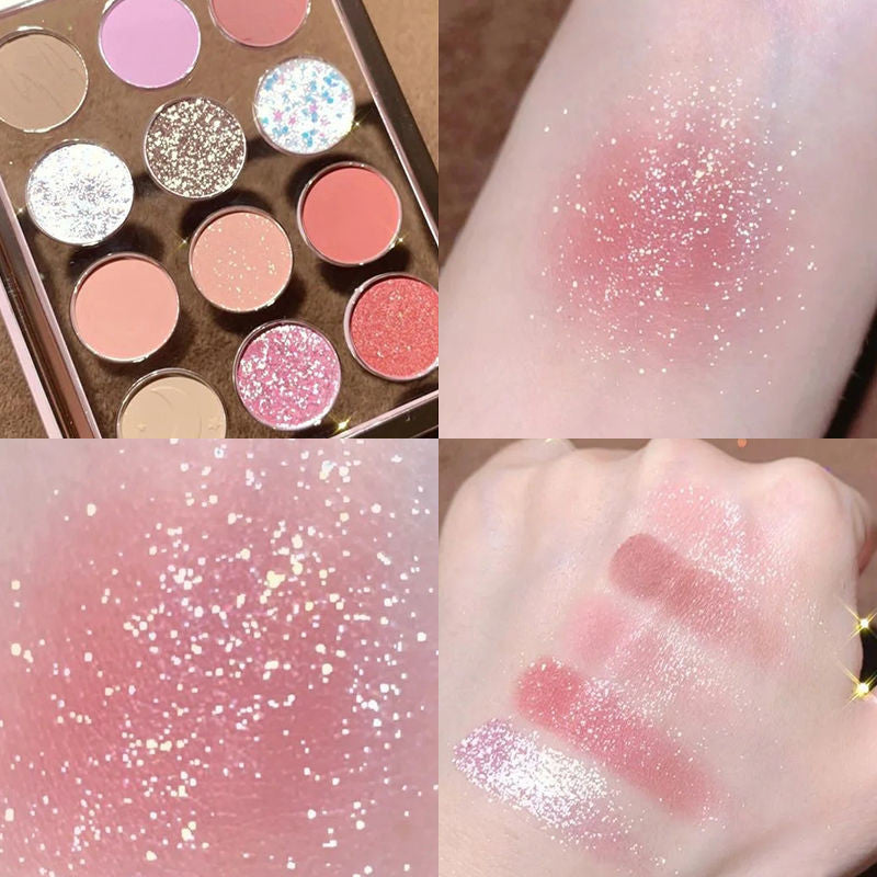 Transparent 12-color eyeshadow palette    HA0444
