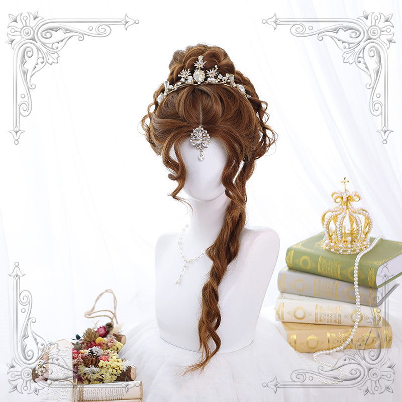 Daily soft girl long curly hair  HA0463