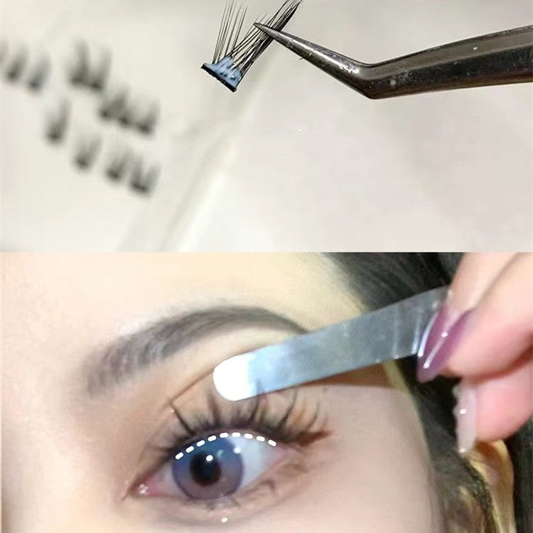 Mink Hair Segmented Little Devil False Eyelashes    HA0651