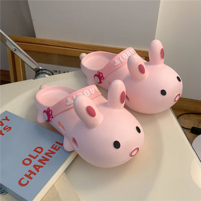 Cute Cartoon Rabbit Hole Shoes  HA1339