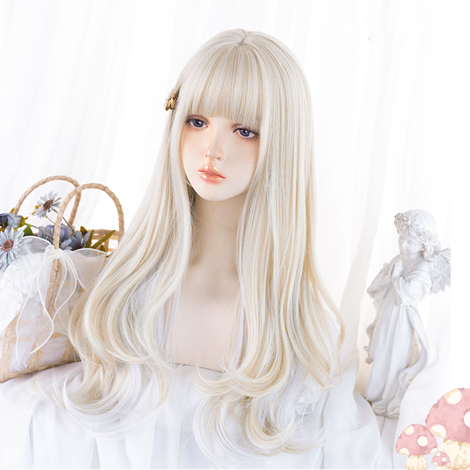 White long wig  HA0048