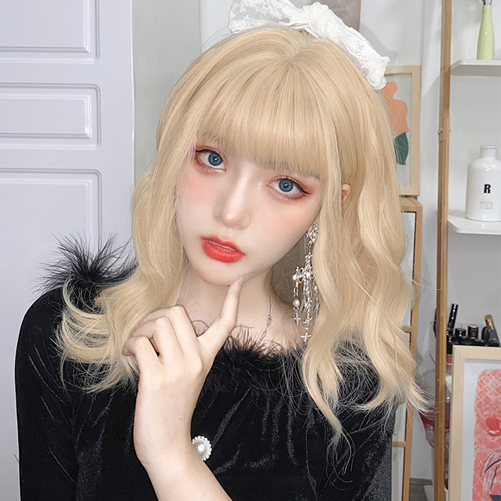 Everyday Blonde Wavy Long Curls  HA0160