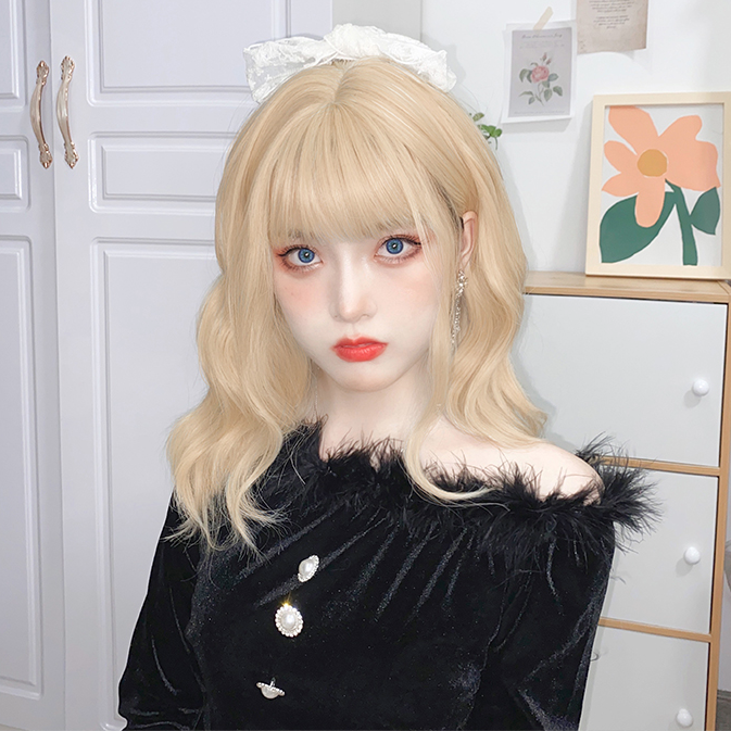 Everyday Blonde Wavy Long Curls  HA0160