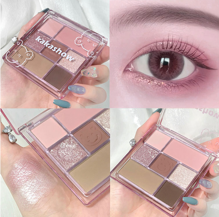 Seven-color eyeshadow palette HA0941