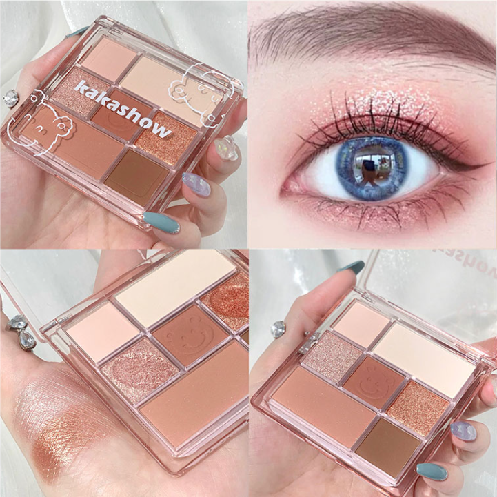 Seven-color eyeshadow palette HA0941
