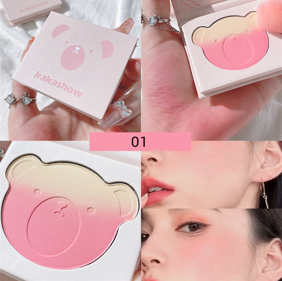Matte Rouge Gradient Blush  HA0093