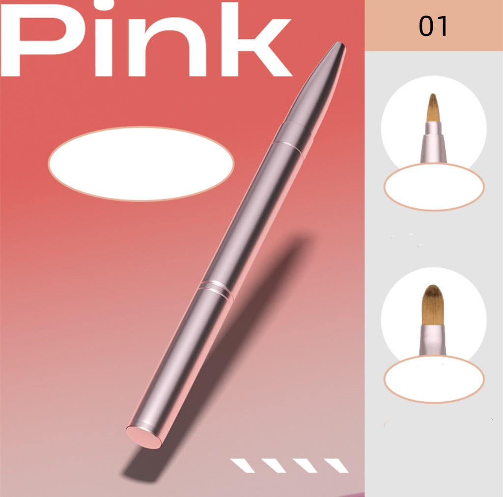 Portable retractable lip brush   HA0101