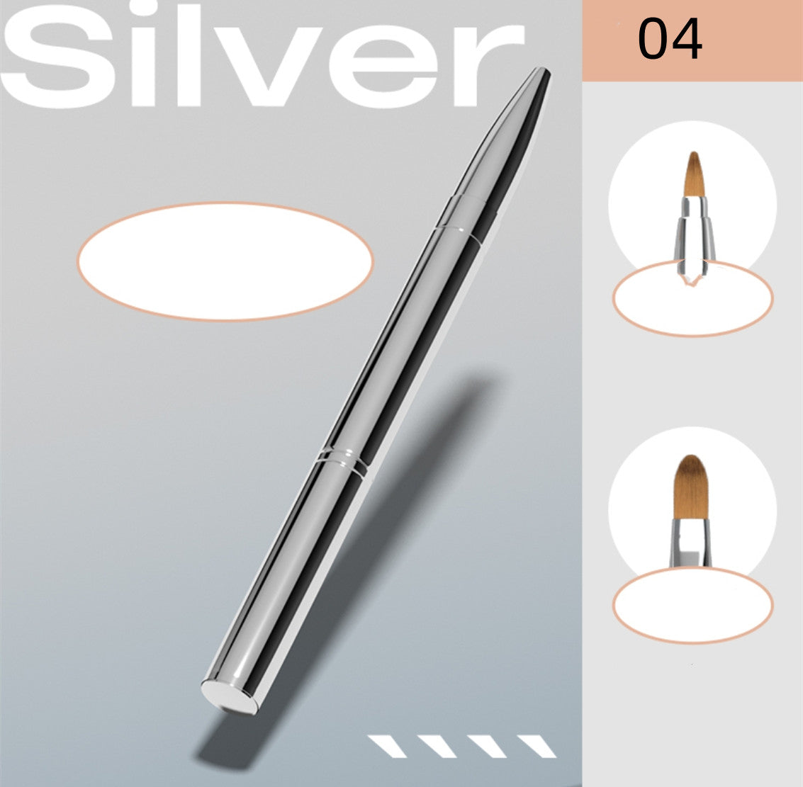 Portable retractable lip brush   HA0101