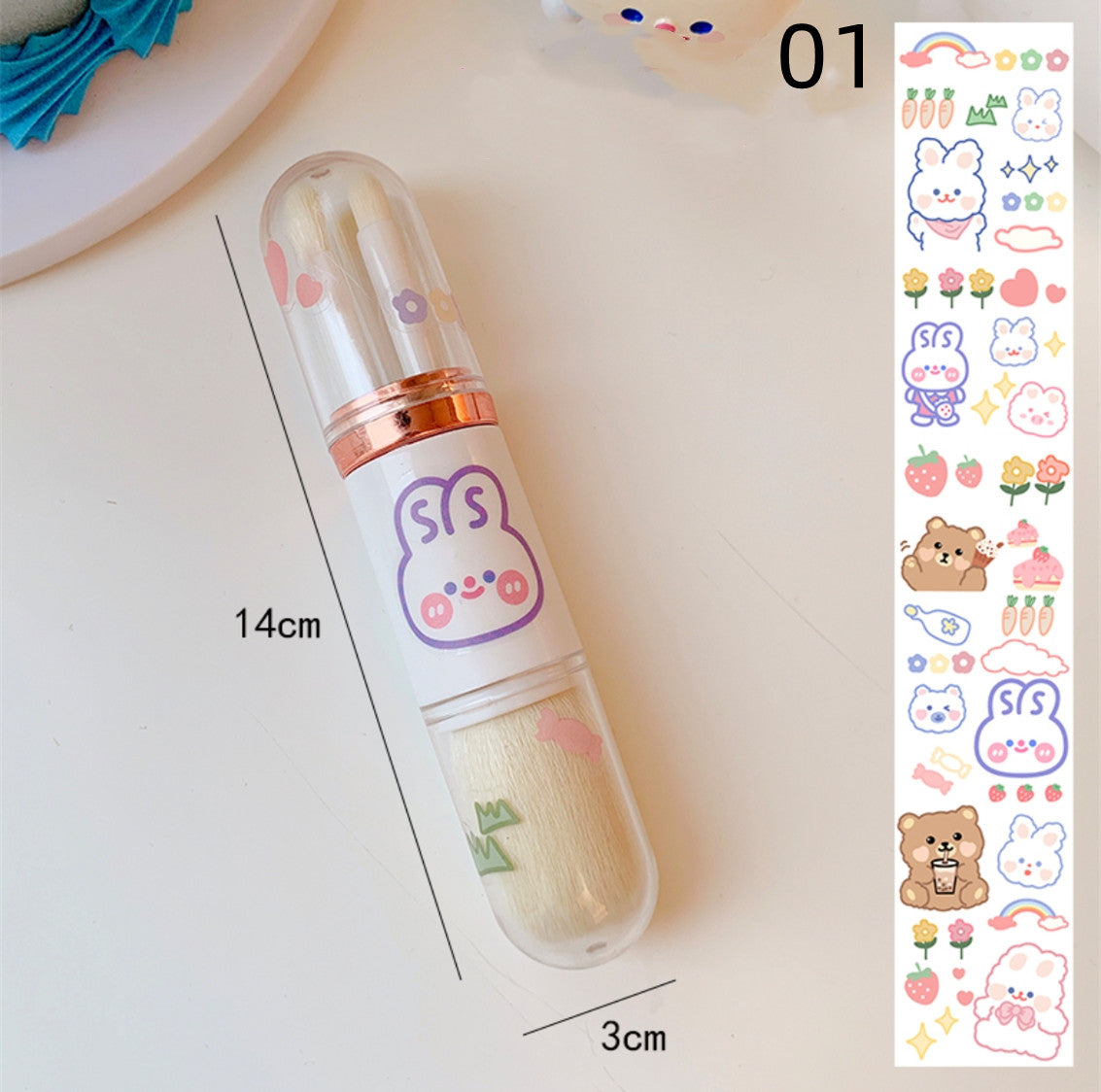 Portable Mini Makeup Brush  HA0112
