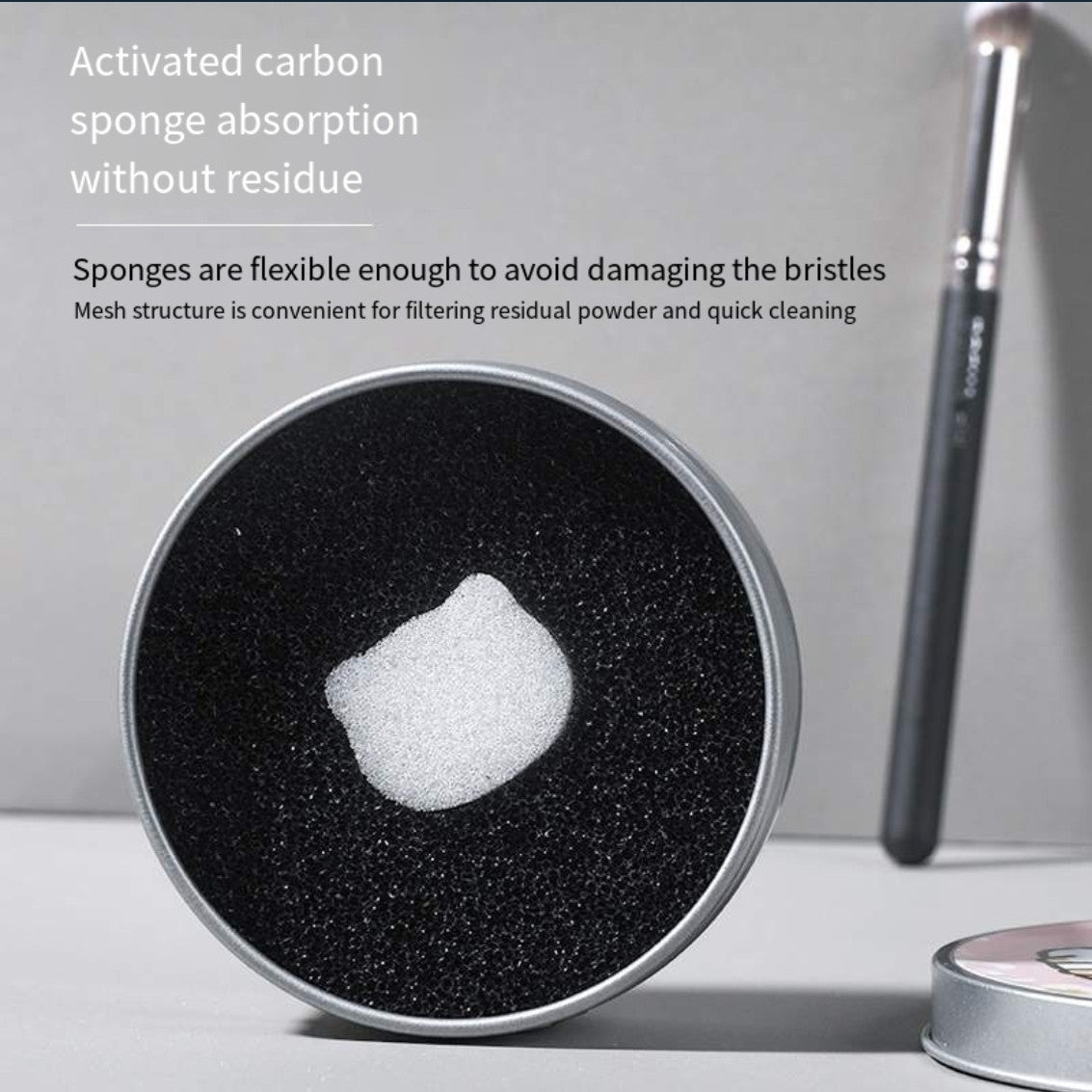 Makeup brush cleaning box  HA0166
