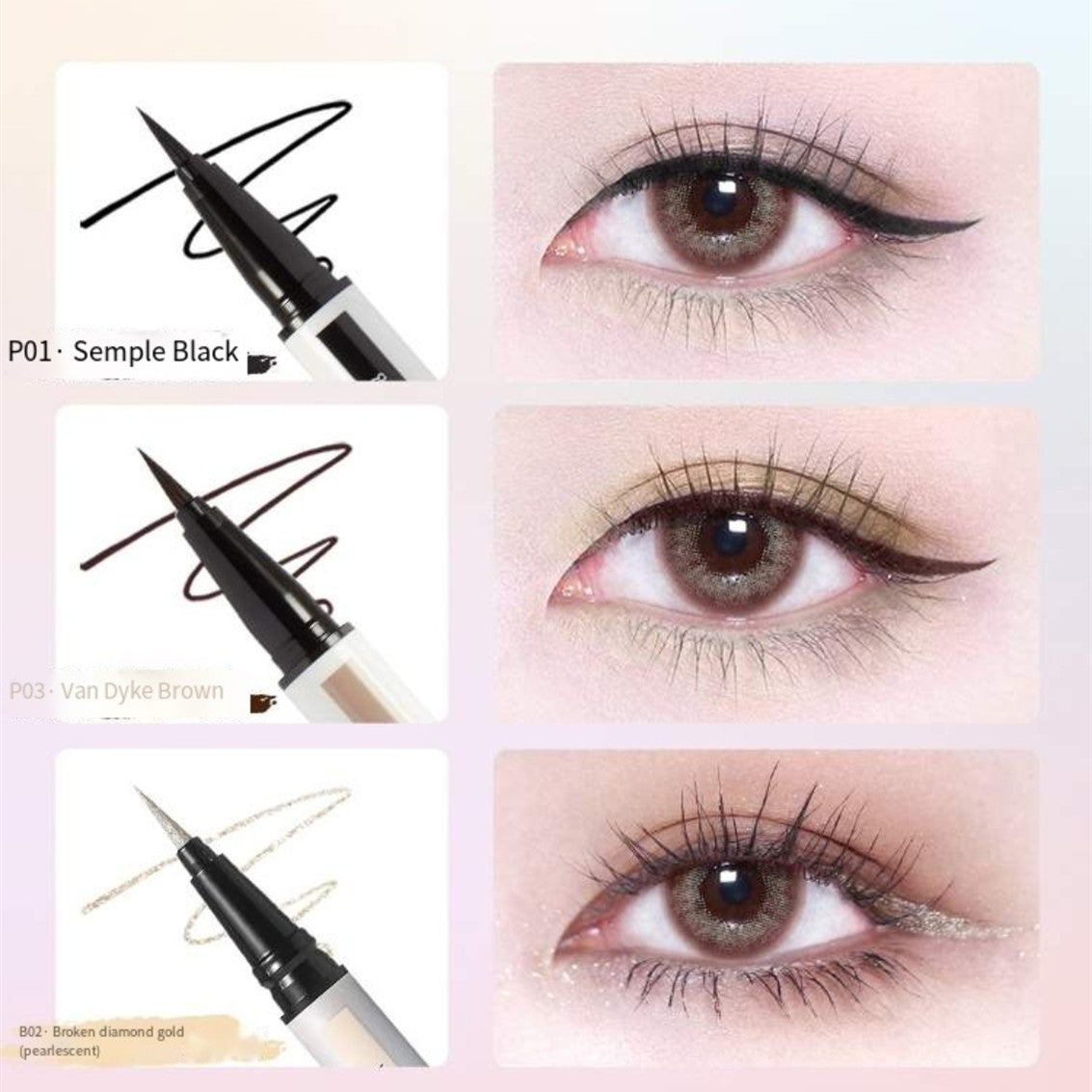 Ultra-fine color liquid eyeliner HA0123