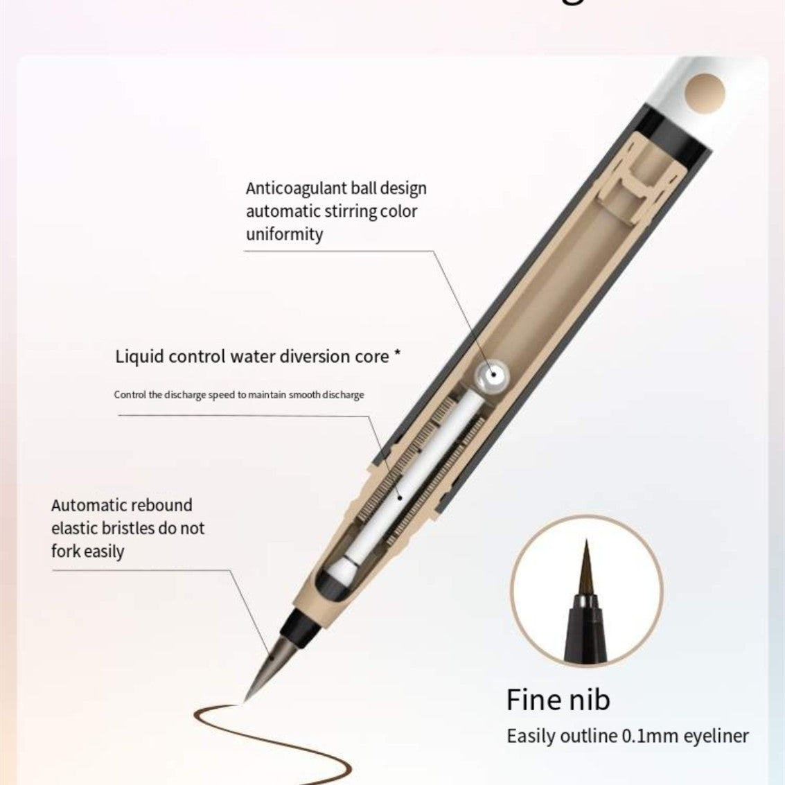 Ultra-fine color liquid eyeliner HA0123