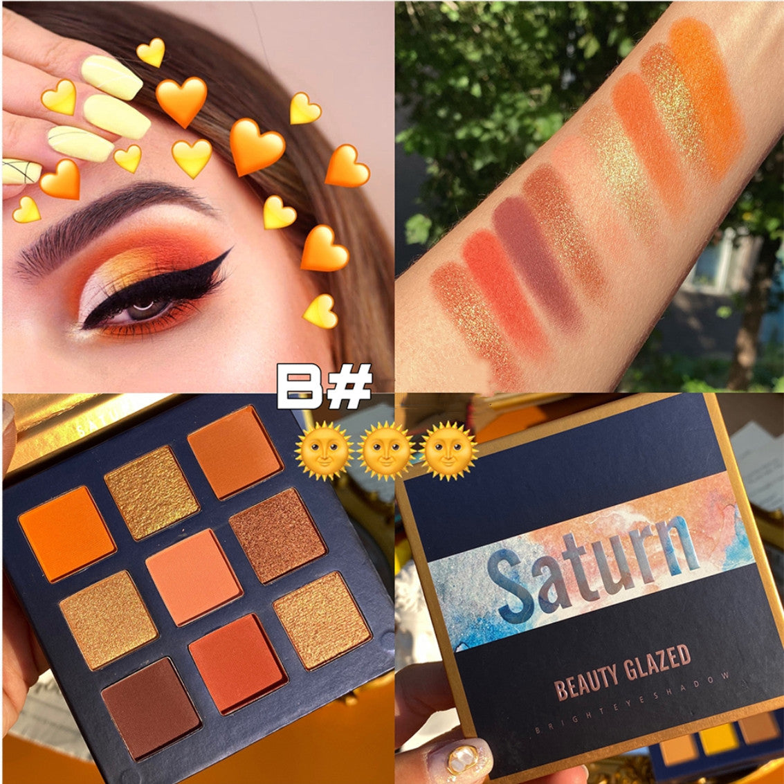 Nine Color Eyeshadow Palette   HA0127