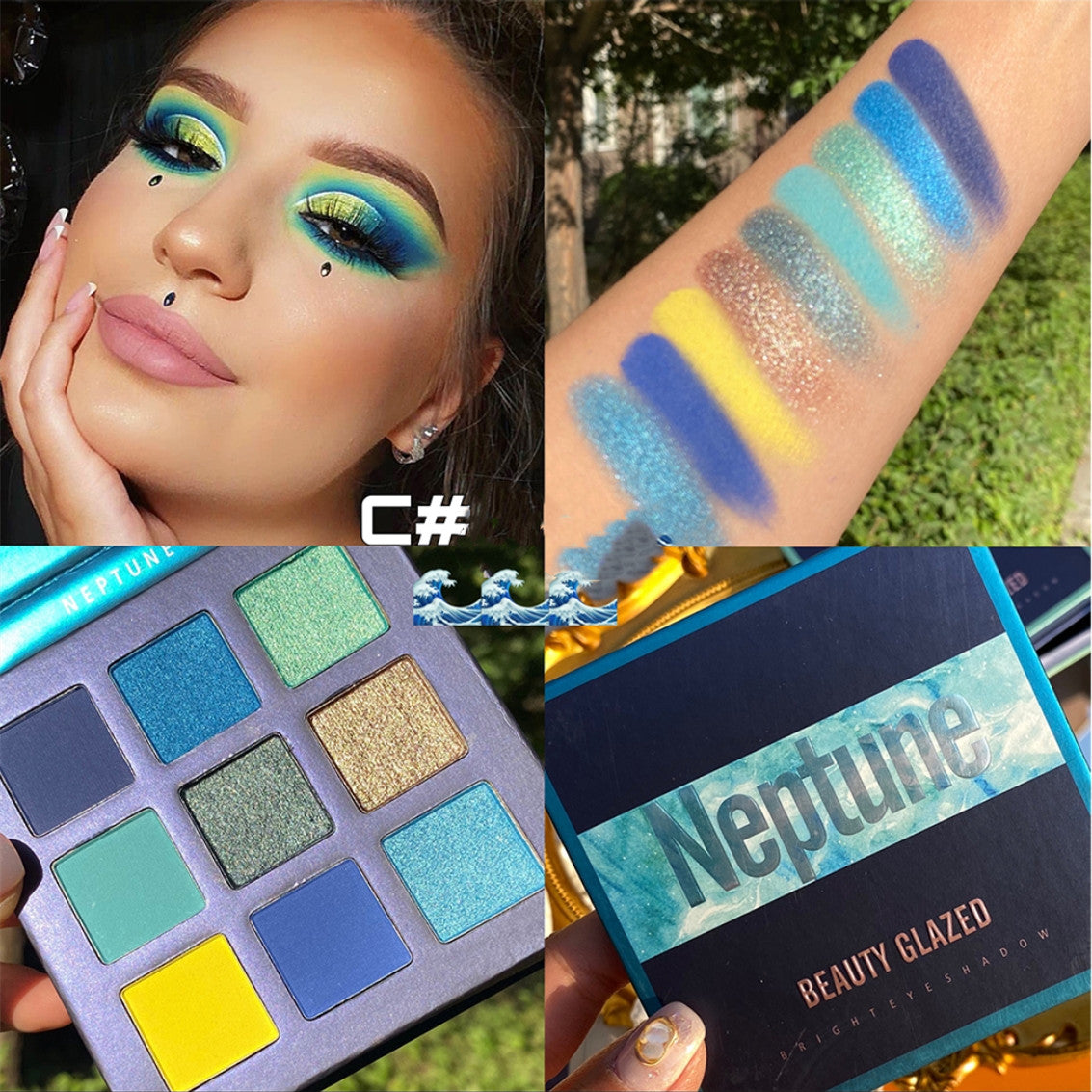 Nine Color Eyeshadow Palette   HA0127