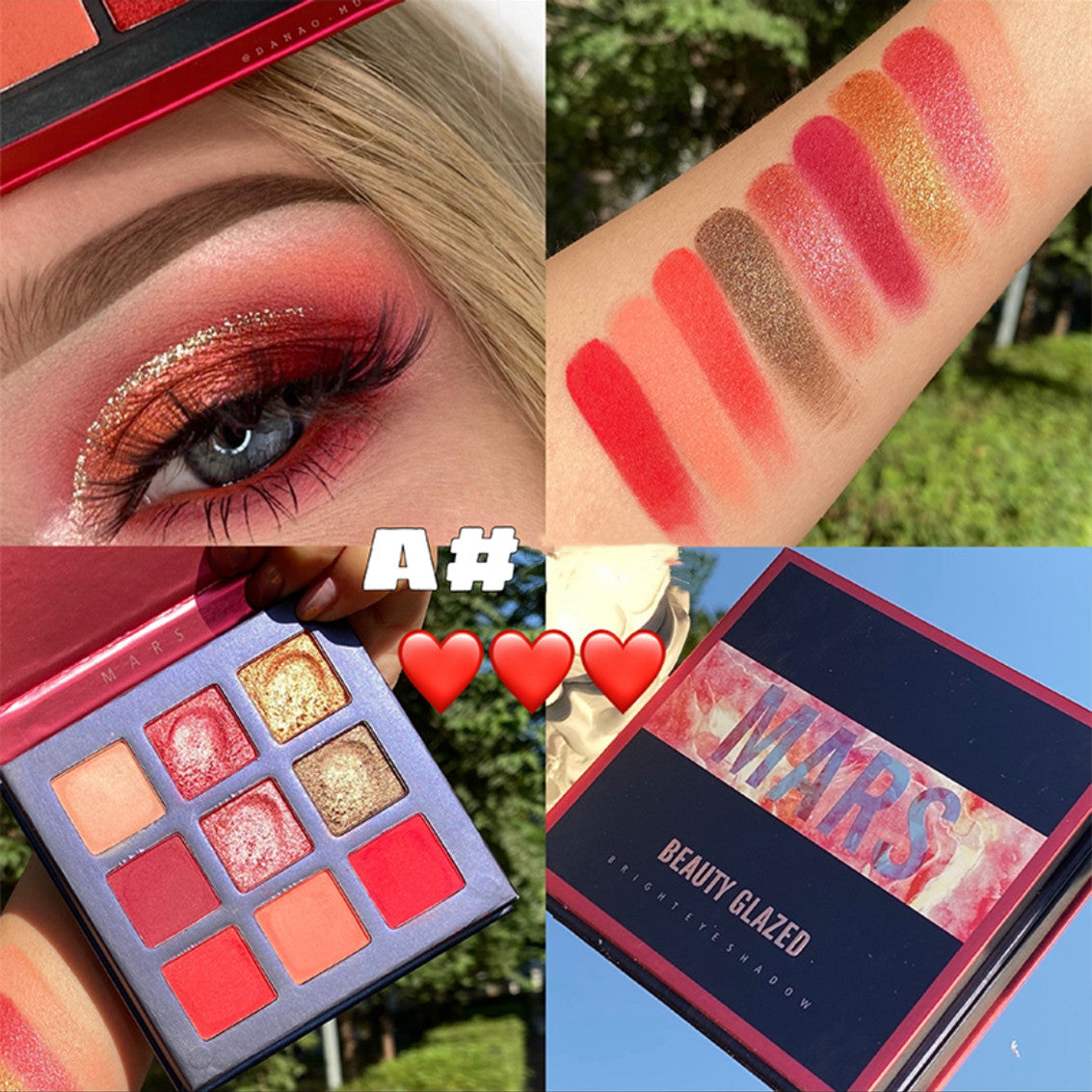 Nine Color Eyeshadow Palette   HA0127