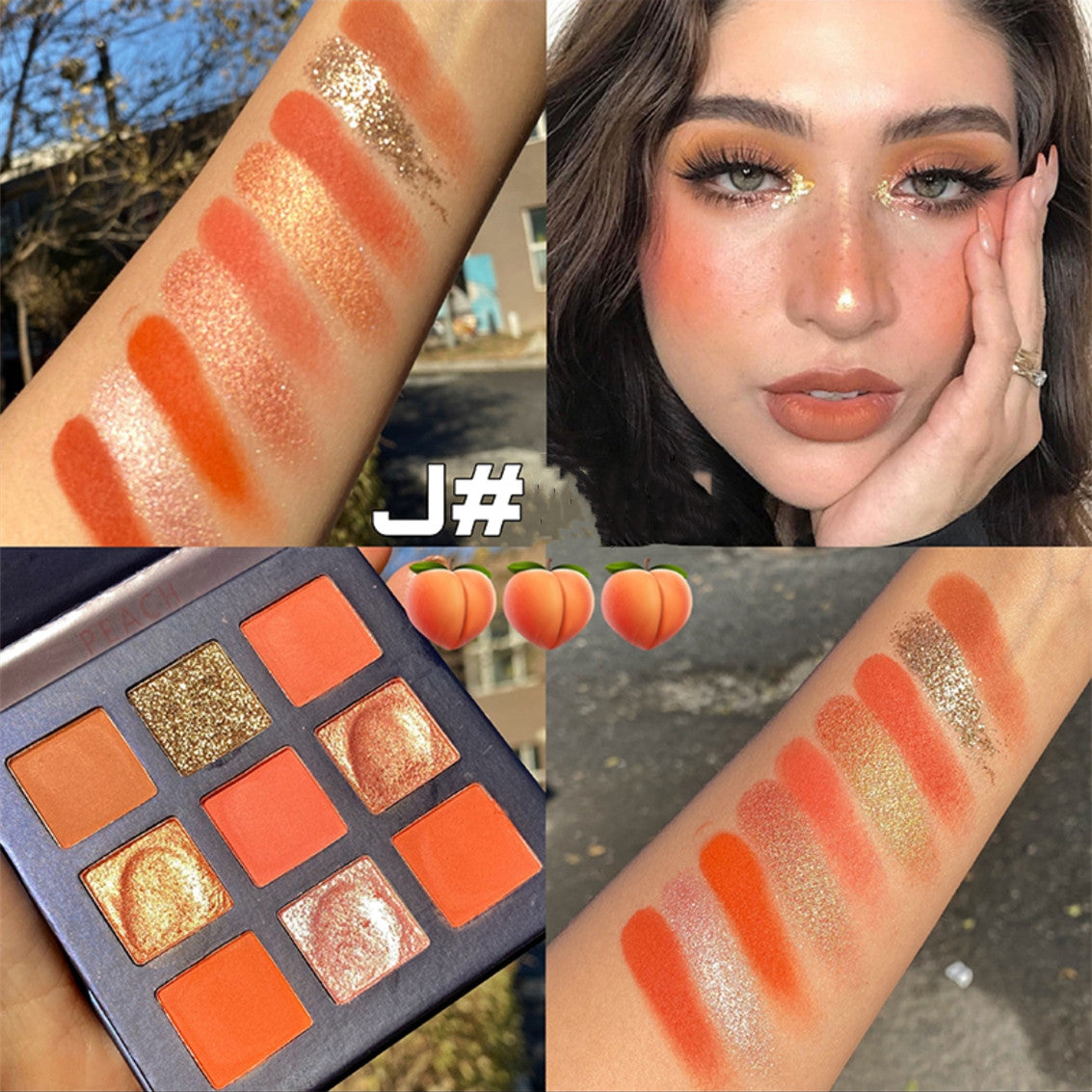 Nine Color Eyeshadow Palette   HA0127