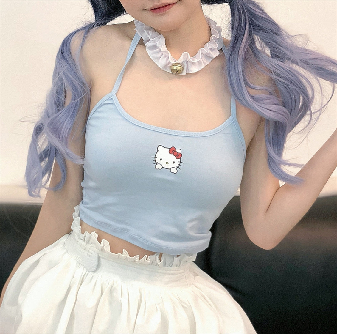 Cute sweetheart cotton camisole  HA0479