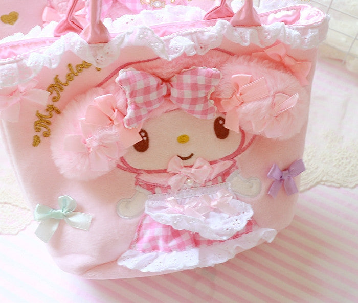 Bow Knot Pink Cute Bento Bag   HA0610