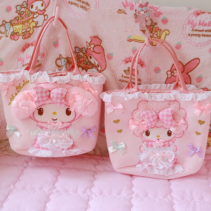 Bow Knot Pink Cute Bento Bag   HA0610