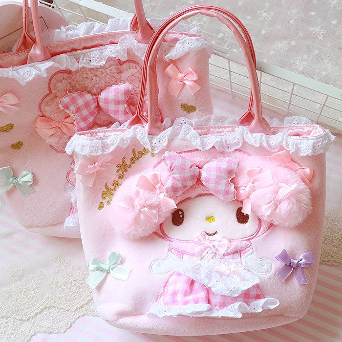 Bow Knot Pink Cute Bento Bag   HA0610