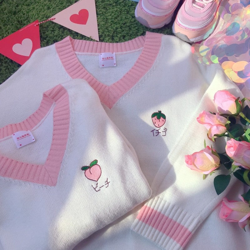 Sweet Knitwear Strawberry Vest   HA1297