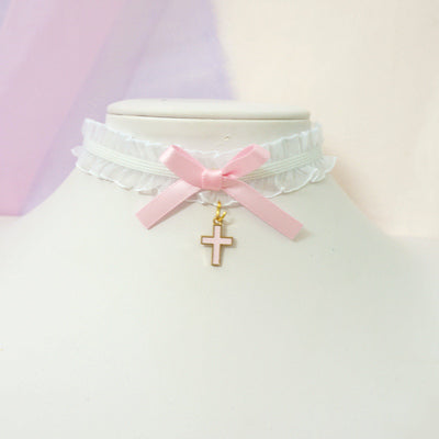 Soft girl bow collar  HA0502