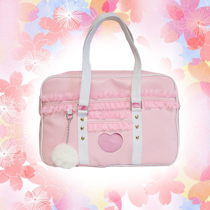 Two-dimensional cherry blossom handbag   HA1218