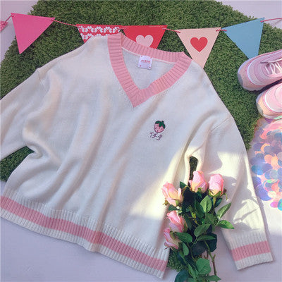 Sweet Knitwear Strawberry Vest   HA1297