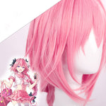 Pink Astolfo cosplay wig   HA0720