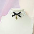 Soft girl bow collar  HA0502
