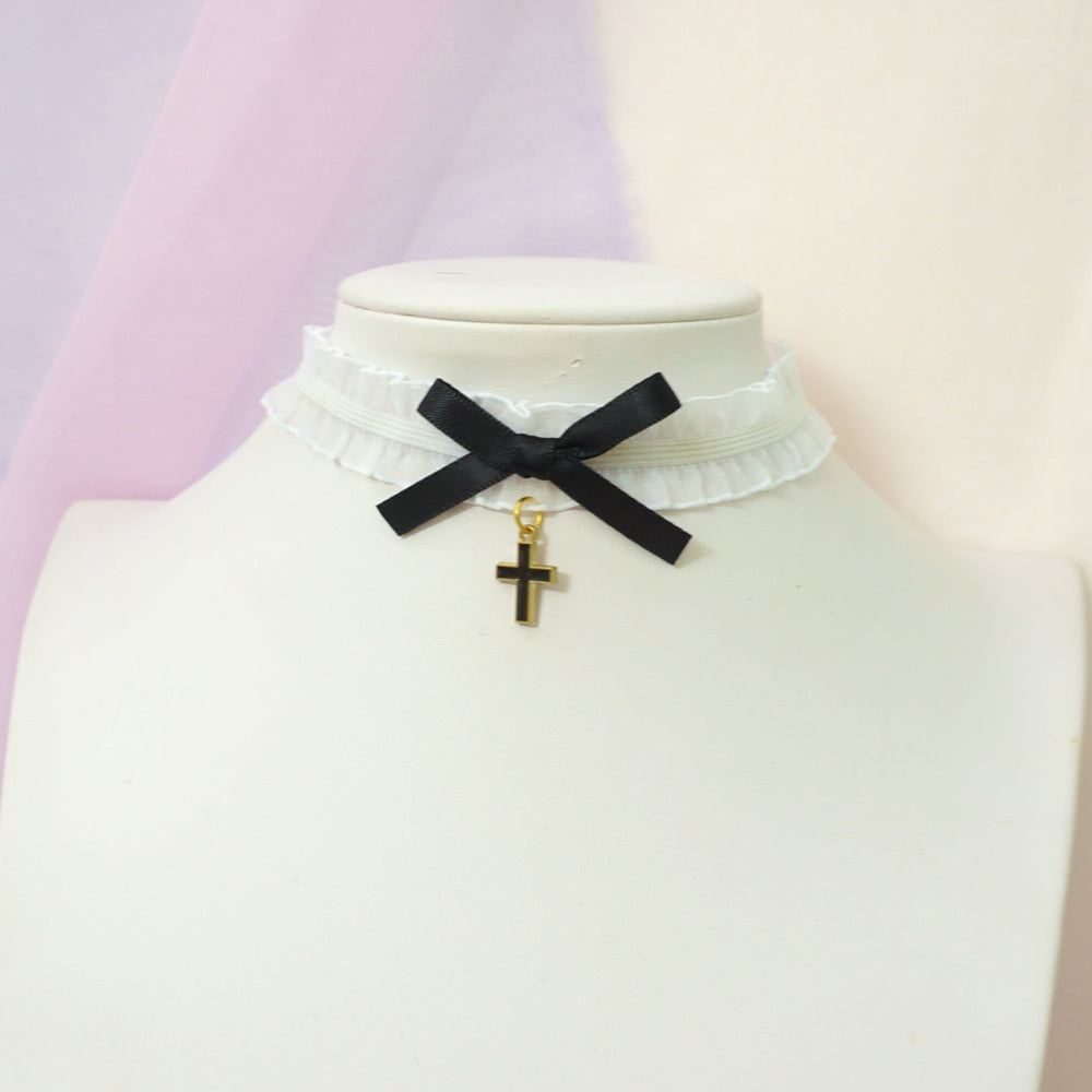 Soft girl bow collar  HA0502