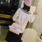 Cute Pink Sakura Wings Tote Bag   HA0788