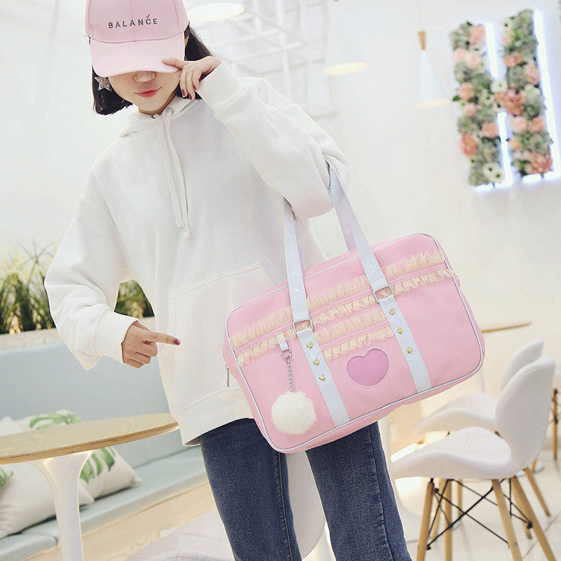 Two-dimensional cherry blossom handbag   HA1218