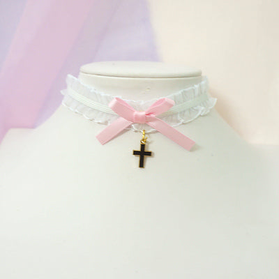 Soft girl bow collar  HA0502