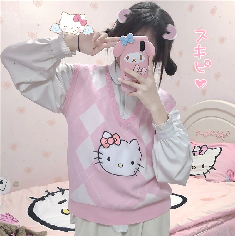 Sweater V-neck sweater   HA0700