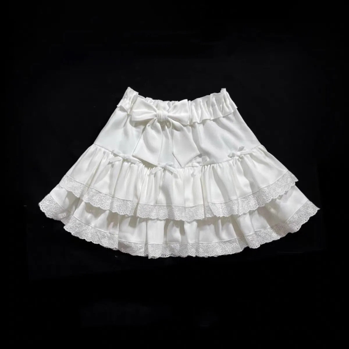 Cute lace cake A-line skirt   HA1155