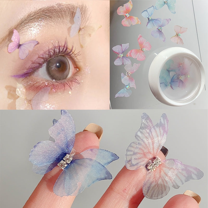 Three-dimensional butterfly tulle   HA0293