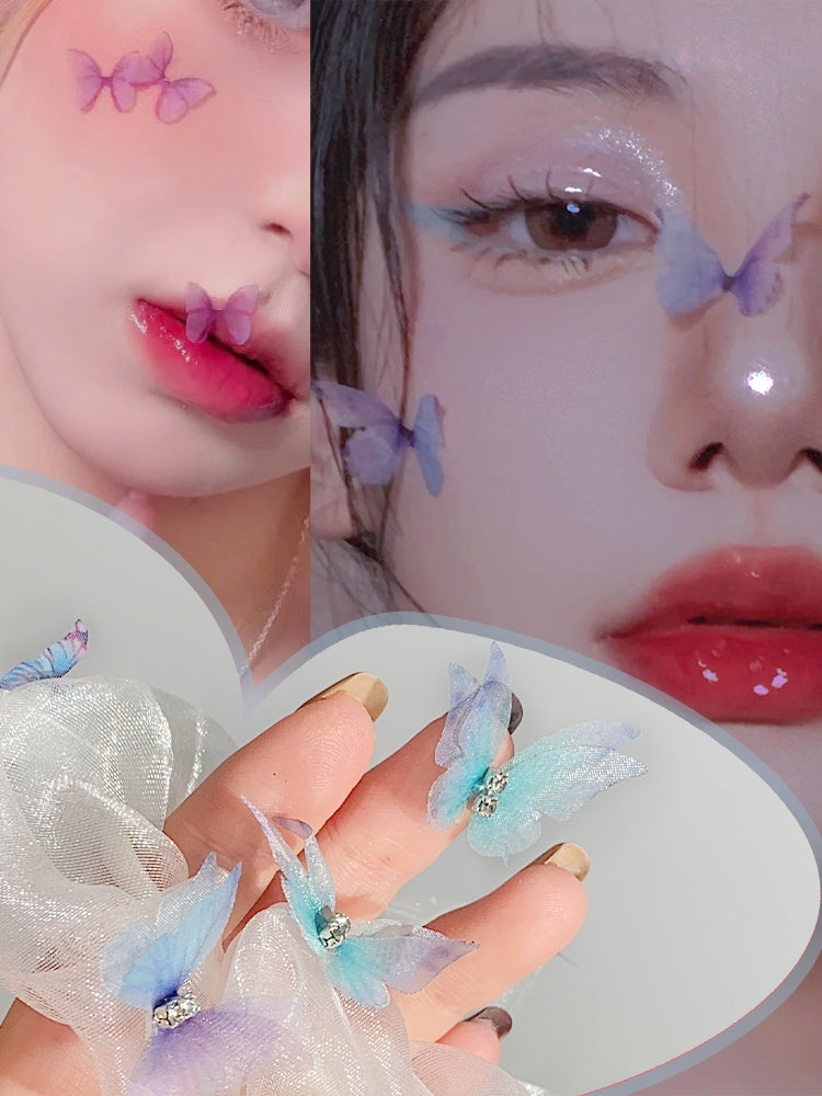Three-dimensional butterfly tulle   HA0293