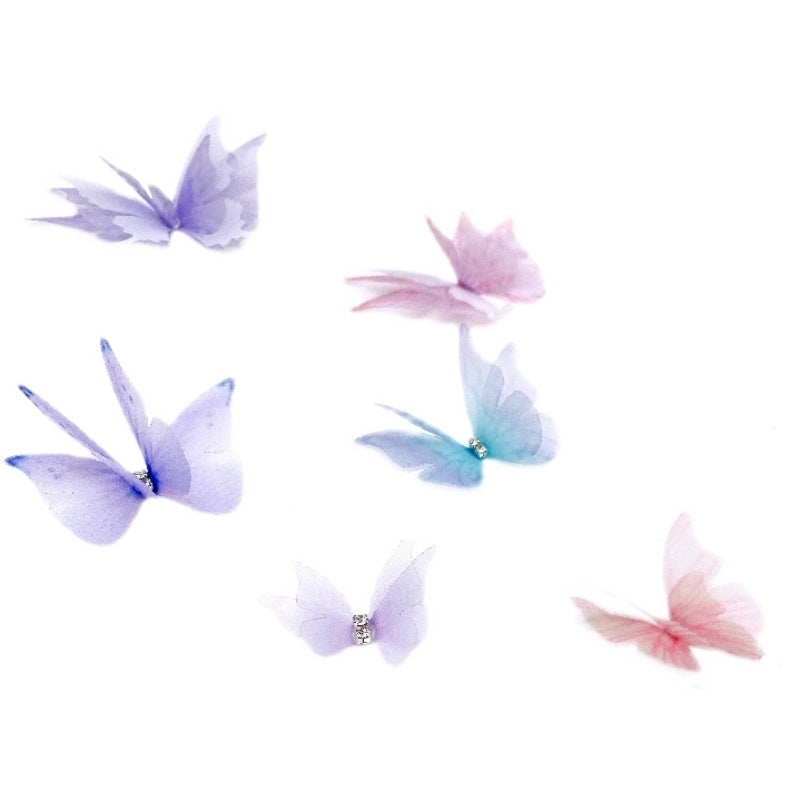 Three-dimensional butterfly tulle   HA0293