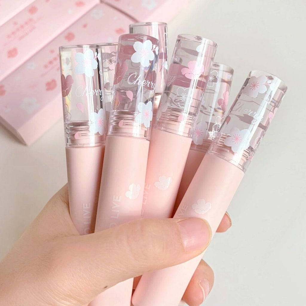 Flower Cherry Velvet Mist Lip Glaze  HA0449