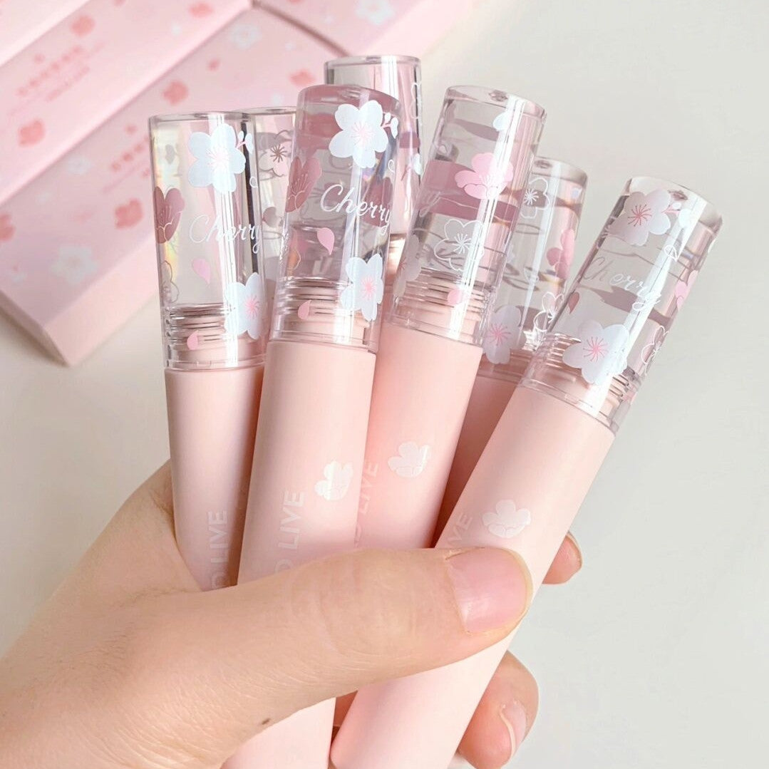 Flower Cherry Velvet Mist Lip Glaze  HA0449